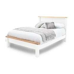 Remy Bedframe White/Oak (Imperfections) Remy Bedframe White/Oak (Imperfections)